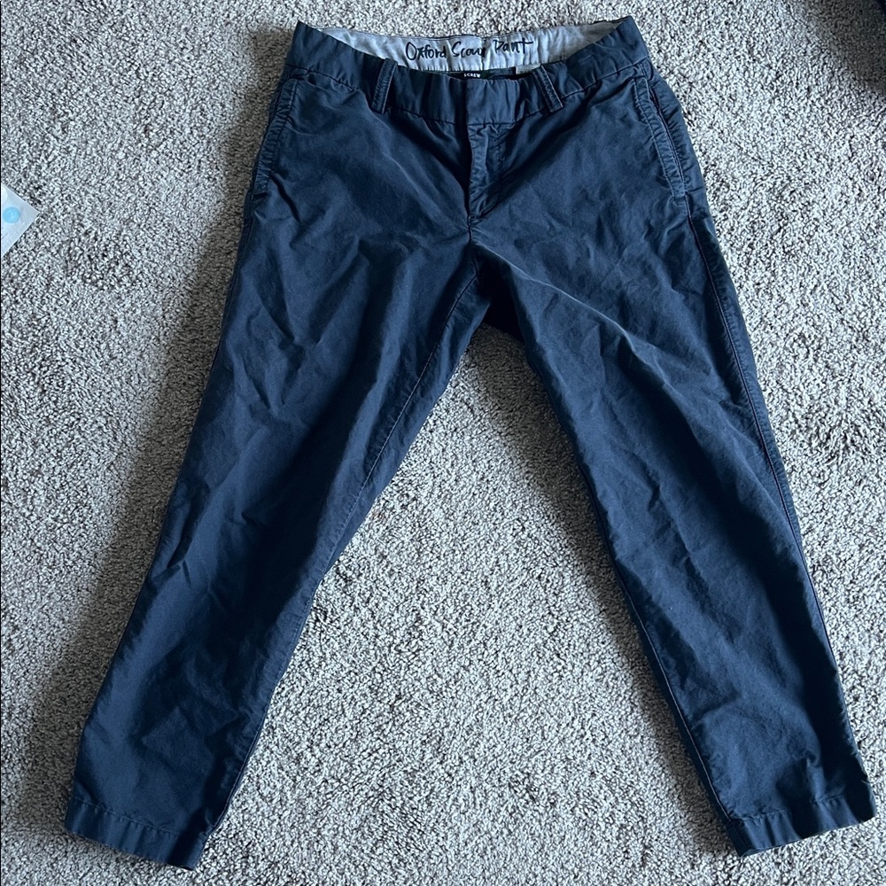 J. Crew Navy Oxford Scout/Chino Pants